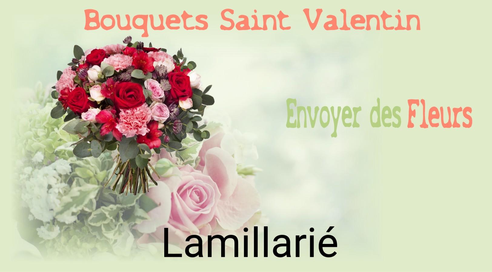 Roses de Saint-Valentin livrées à Lamillarié